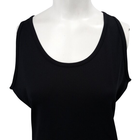 Tommie Copper Lower Back Support Tank Top Size 2XL Zinc Black Sleeveless Cami - Picture 8 of 9